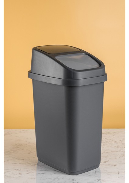 5 Litre Çöp Kutusu Krem Renk Pratik Kapak Banyo Mutfak Ofis Çalışma Masası Kapı Önü Çöp Kovası indirimleri