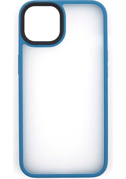 iPhone 13 Kılıf Kenarları Renkli Arkası Mat Kılıf