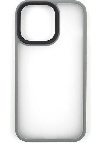 iPhone 13 Pro Kılıf Kenarları Renkli Arkası Mat Kılıf