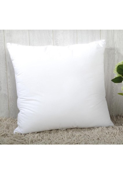 Beyaz Tela Kırlent Iç Yastık 40X40 Cm, Antibakteriyel, Silikon Dolgulu, Yumuşak ve Rahat indirimleri