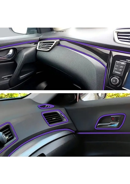 5m Araba Iç Mekan Dekoratif Trim Şeridi Trim Şeridi (Elektrokaplama) Esnek Araba Conta Trimi modelleri