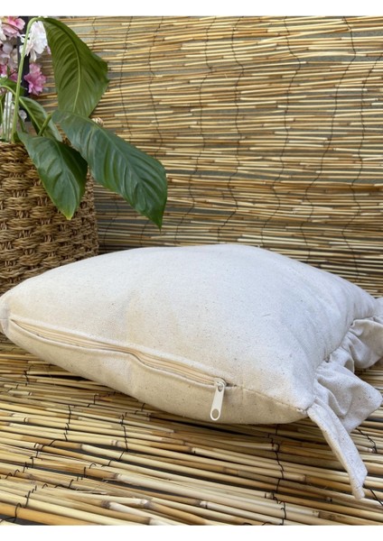 Keten Bohem Fırfırlı Vintage Çok Amaçlı Çift Kat Runner Set modelleri