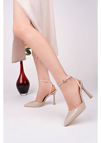 Bordo Rugan Kadın Günlük Şık Topuklu Ayakkabı fiyatları