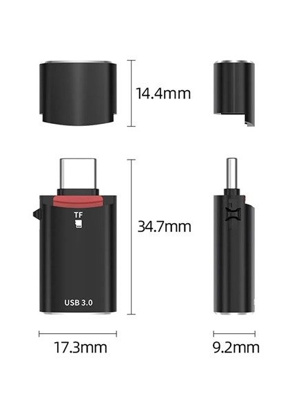 Usb3.0 Type-C Otg Microsd Kart Okuyucu modelleri