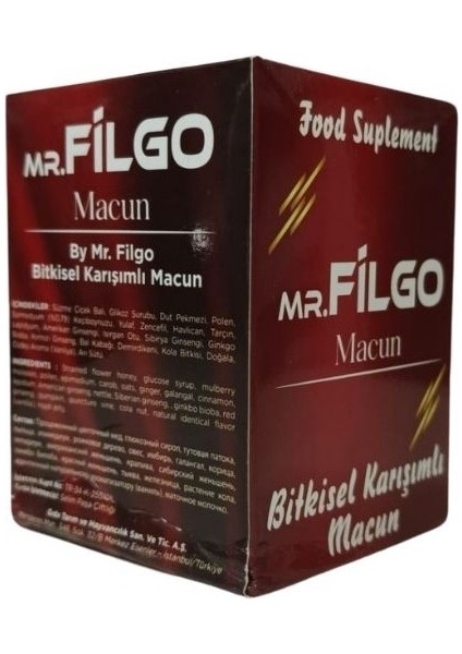 1 Kavanoz By Mr.filgo Bitkisel Karışım Macun KAMAGRA240GR Jelly Meyveli Orjinal Hindistan Menşeili Yurtdışı Ithal Oral Jel Sertleştiricii fırsatları