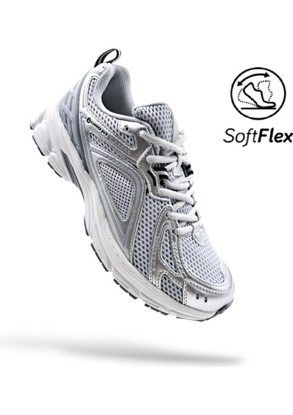 Hamlet H25028Z Soft Flex Kadın Gümüş Renk Yürüyüş Günlük Sneaker Spor Ayakkabı fiyatları