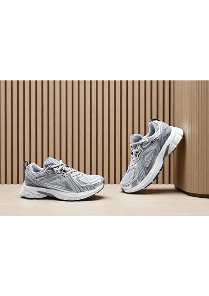 Hamlet H25028Z Soft Flex Kadın Gümüş Renk Yürüyüş Günlük Sneaker Spor Ayakkabı