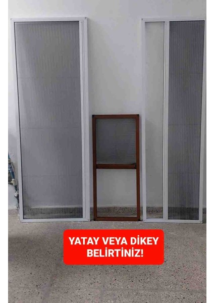 Pileli Sürgülü Stor Kapı Sinekliği | 190 - 220 x 50 - 110| Beyaz | Ölçü Bildiriniz! fiyatları