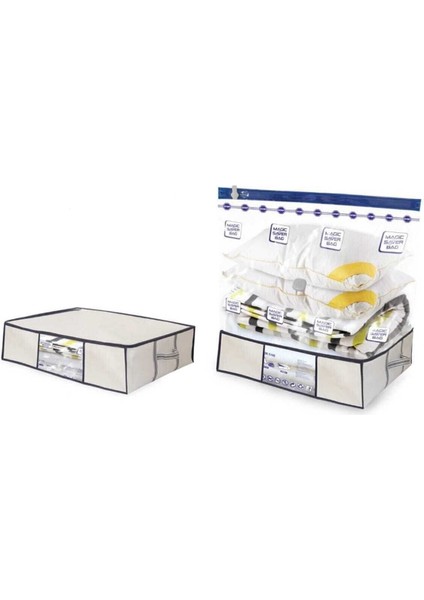 Plastik Vakumlu Çantalı Hurç Large Turuncu