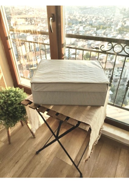 5 Kahverengi 5 Adet - Kapaklı Çok Amaçlı Çamaşır-Saklama-Düzenleme Vb Hurç, Kutu Baza 50X40X19 Tr K modelleri