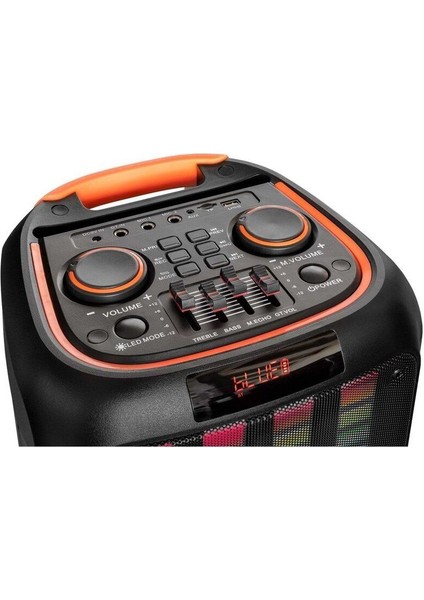 Taşınabilir Büyük Boy Rgb Işıklı Bluetooth Mikrofonlu Hoparlör fırsatları