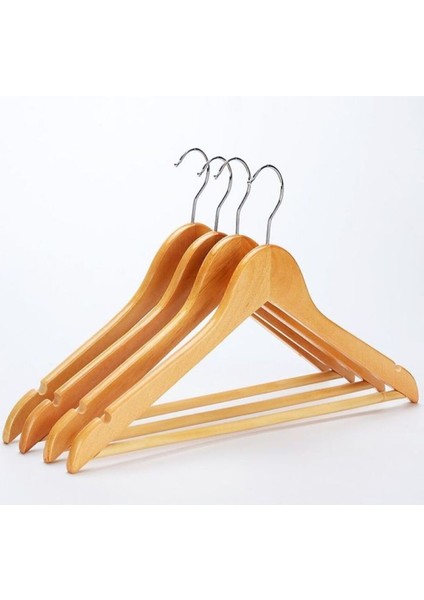 Elbise 10 Adet Ahşap Cilalı Naturel Elbise Askısı Pürüzsüz 10 Lu Paket Bej 10 Tr Ahşap fiyatları
