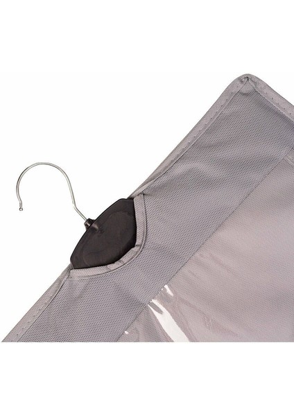 Gri 10 Cepli Dolap Içi Çanta ve Ayakkabı Düzenleyici Antrasit Type 0 Kumaş 1 Parça 50% Polivinil Kl