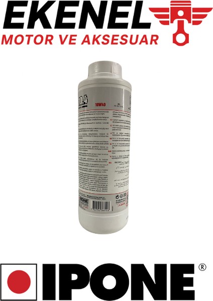 10.4 10W-40 4t Motosiklet Yağı 1 Litre | Yarı Sentetik Yüksek Performans