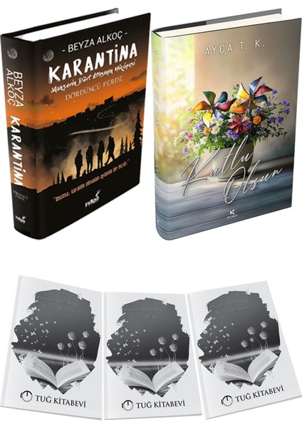 Kutlu Olsun 3 Ciltli ve Karantina 4 Ciltli Beyza Alkoç 2li Set + Hediyeli