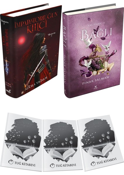 Lal Figan 3 Bağlı Ciltli ve Imparatorluğun Kılıcı Ciltli Adora Yağmur 2li Set + Hediyeli