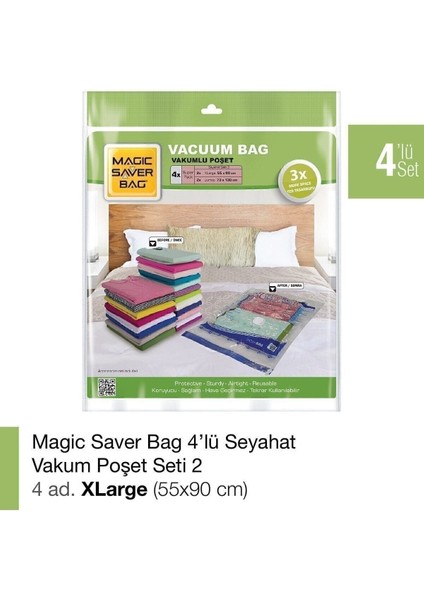 4’lü Vakumlu Poşet Set 2