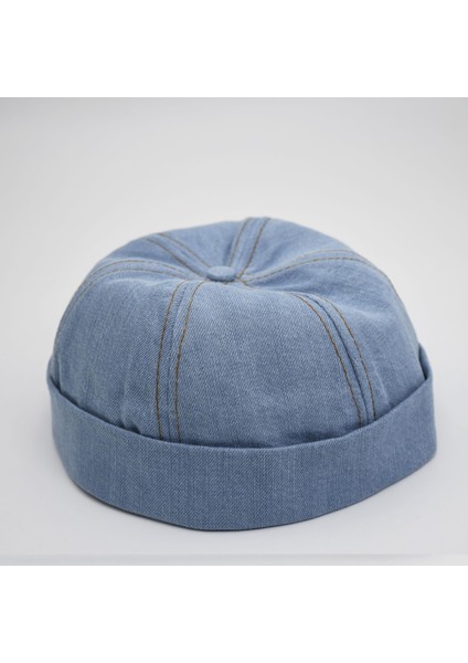Kadın Kot Şapka Denim Sipersiz Cap