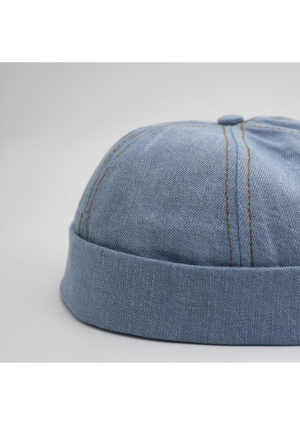 Kadın Kot Şapka Denim Sipersiz Cap
