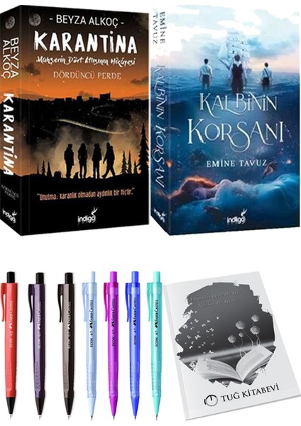 Kalbinin Korsanı ve Karantina 4 Beyza Alkoç 2li Set + Hediyeli