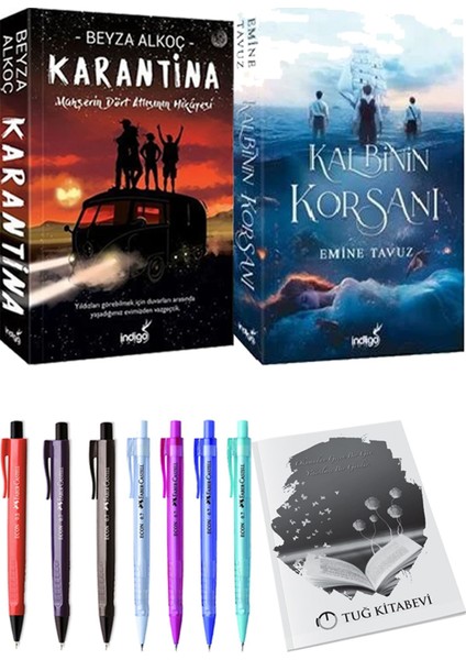 Kalbinin Korsanı ve Karantina 1 Beyza Alkoç 2li Set + Hediyeli