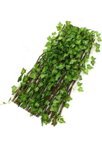 Ayarlanabilir Akordeon Dekoratif Yapay Sarmaşıklı Çit 3X120 cm modelleri