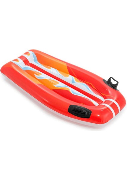 Şişme Sörf Tahtası Alev Desenli Binici - Şişme Deniz Yatağı - 112CMX62CM fırsatları
