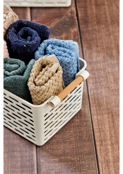 4 Adet Çok Amaçlı Plastik Tutacaklı Organizer Sepet Dolap Içi & Çekmece Düzenleyici Beyaz indirimleri