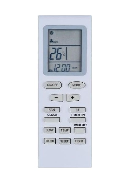 A4 12 Inç Inverter Klima Kumandası