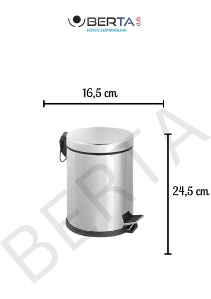 Şık ve Dayanıklı 2'li Metal Banyo Seti, Paslanmaz Çelik Tasarım