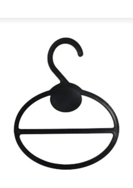 Şal Askısı Eşarp Askısı 100 Adet Siyah