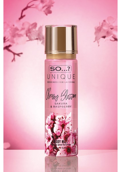Unique Cherry Blossom Vücut Spreyi 150 ml fırsatları
