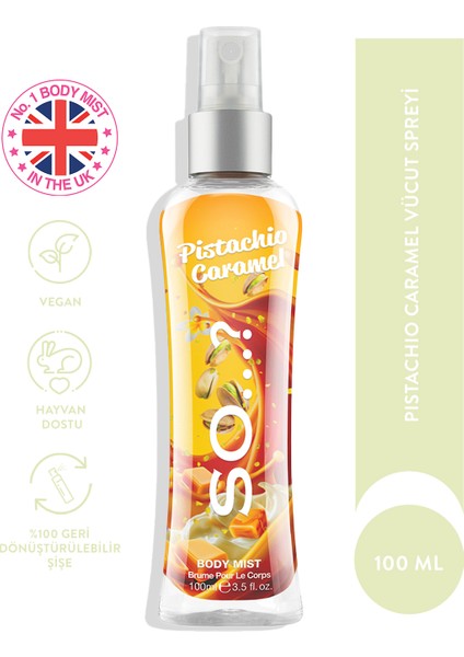 Pistachio Caramel Vücut Spreyi 100ML