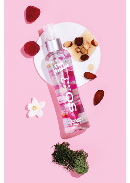 So...? Pink Jasmine Vücut Spreyi Çiçeksi Koku 100 ml Vegan ve Geri Dönüştürülebilir Ambalaj fırsatları