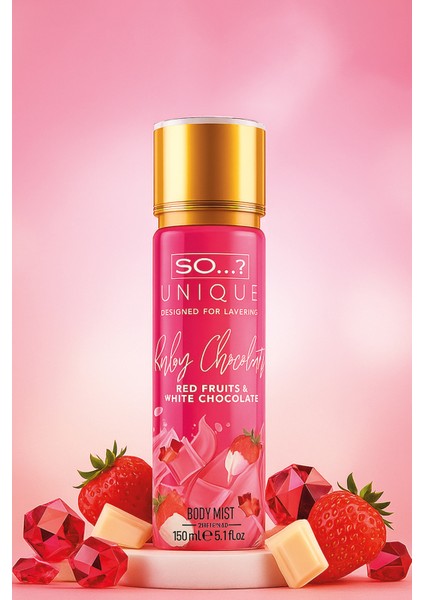 So...? Unique Ruby Chocolate Vücut Spreyi 150 ml