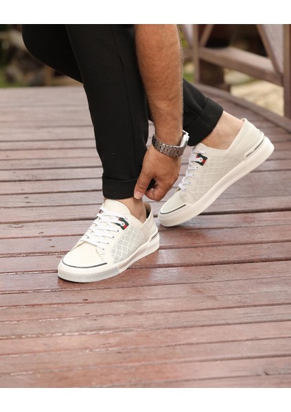 White Renas 0133 Hakiki Deri Günlük Erkek Sneaker Ayakkabı fırsatları