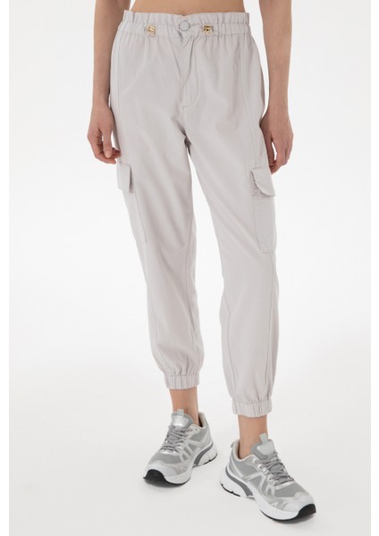 Açık Gri Kadın Jogger Pantolon DMK.2107002.CHAN.