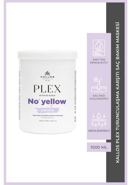 No Yellow Saç Bakım Maskesi 1000 ml