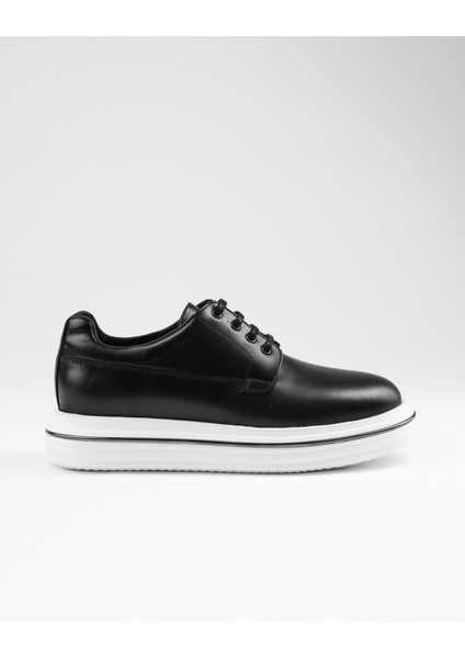 Black Lupa 0068 Hakiki Deri Günlük Erkek Sneaker Siyah