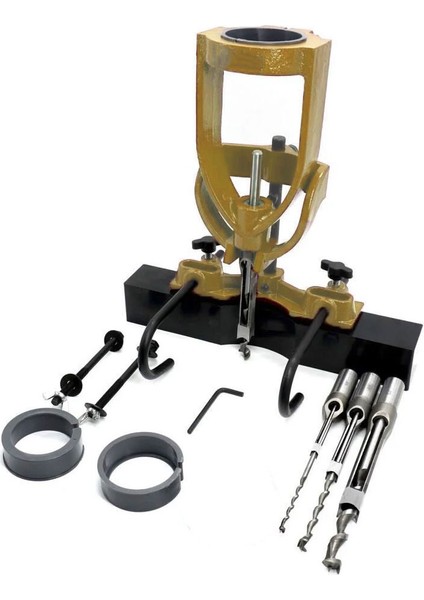 Sütunlu Matkaba Takılır Zıvana Kare Delik Açma Seti - Büyük Tip Sütunlu Matkap İçin