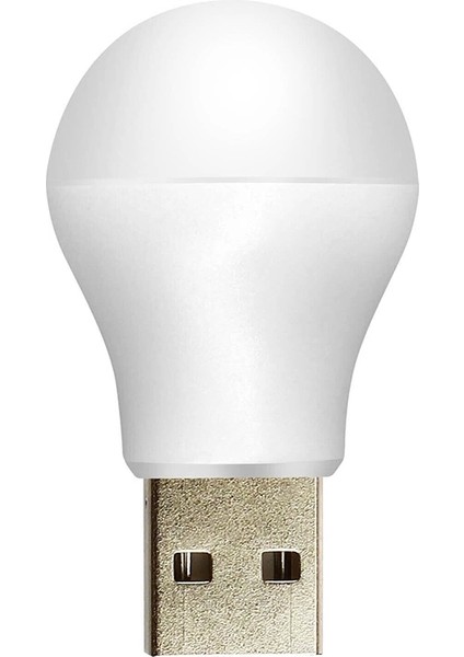 5 Volt - 1 Amper USB LED Lamba Beyaz