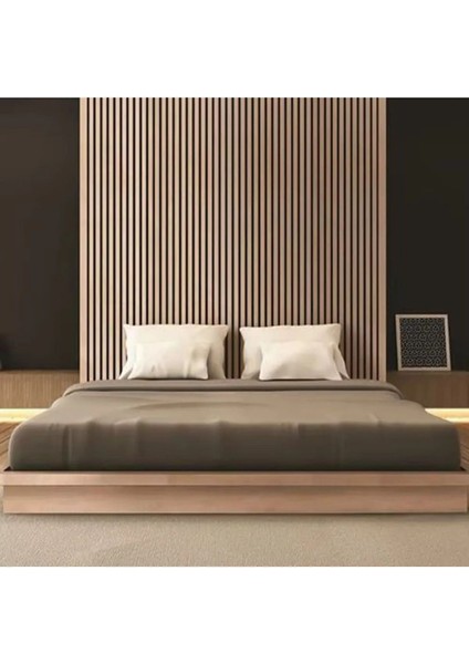 Koyu Ceviz 60X280 cm Akustik Ahşap Duvar Paneli Şık ve Doğal Görünüm fırsatları