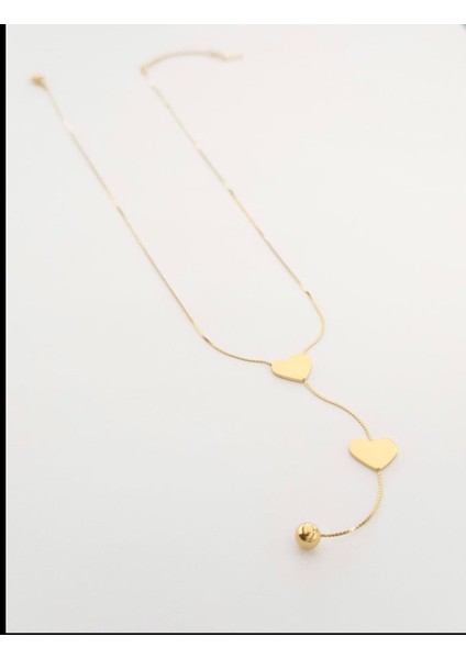 Çelik Kolye 45CM Gold