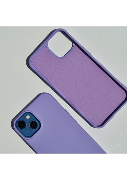 iPhone 13 Uyumlu Lansman İçi Kadife Esnek Soft Silikon Kılıf