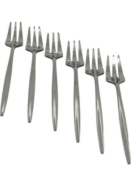 6pcs Metal Tatlı Çatal