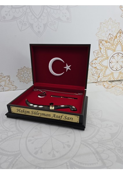 Ahşap Kutulu Kişiye Özel Set
