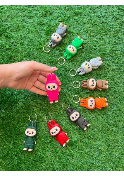 3D Baskı Labubu Figürü – Rengarenk Koleksiyonluk Tasarım | Dekoratif & Çanta Aksesuarı