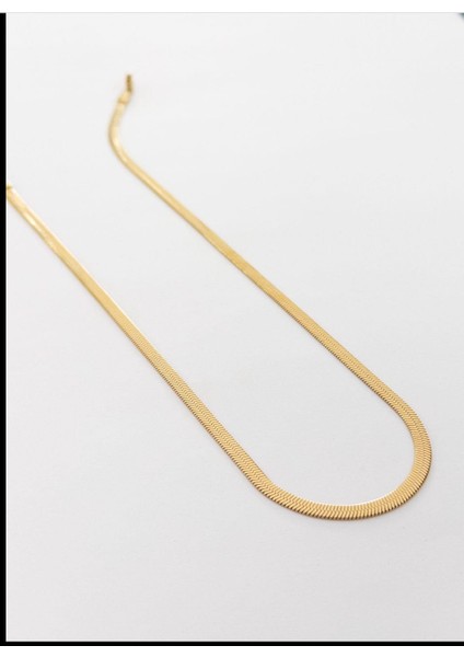 Çelik Italyan Kolye Gold 60CM