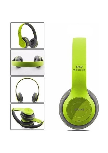 P47 Extra Bass Wireless Bluetooth Kulaklık 5.0+Edr Fm Radyo