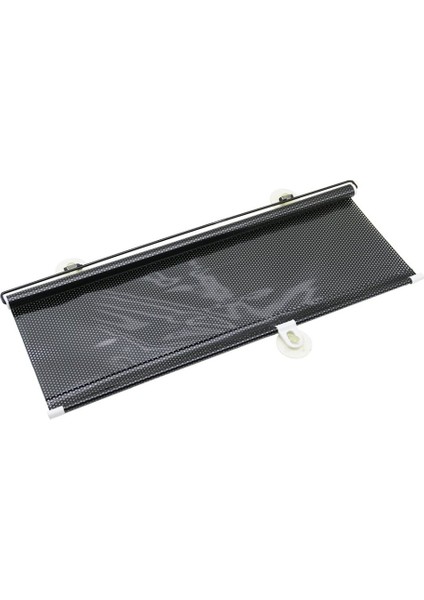 Oto-Araç - Ev - Ofis Cam Paneli Güneşlik Pvc Perde Makaralı Aç-Kapa 58X125CM Vantuzlu Montaj